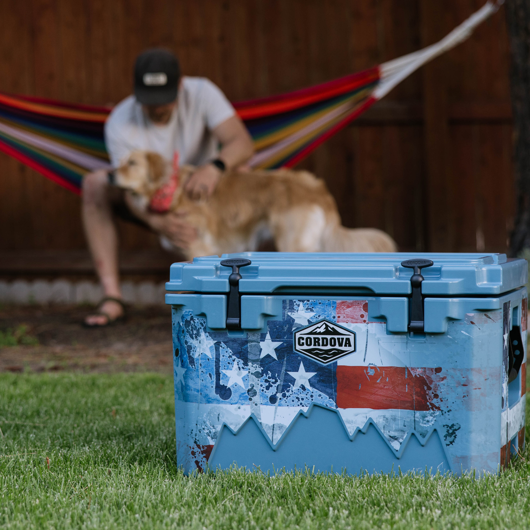 Cordova Americana Hard-Sided Camping Cooler with Long Ice Retention