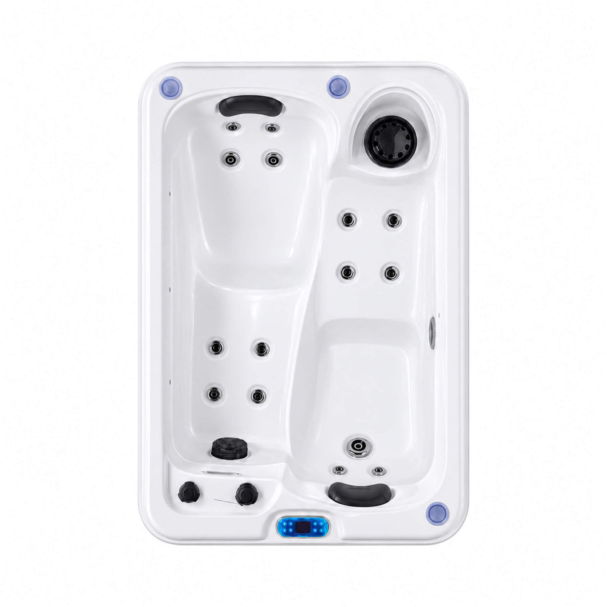 2-Person Outdoor Hot Tub With 15 Hydro Jets And Lights