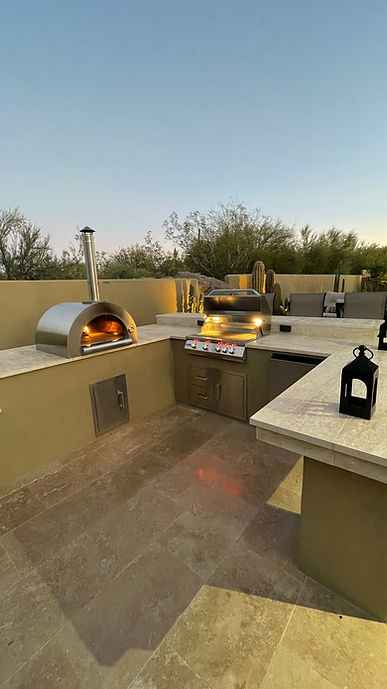 Kokomo 32" Built-In Wood Fired Pizza Oven