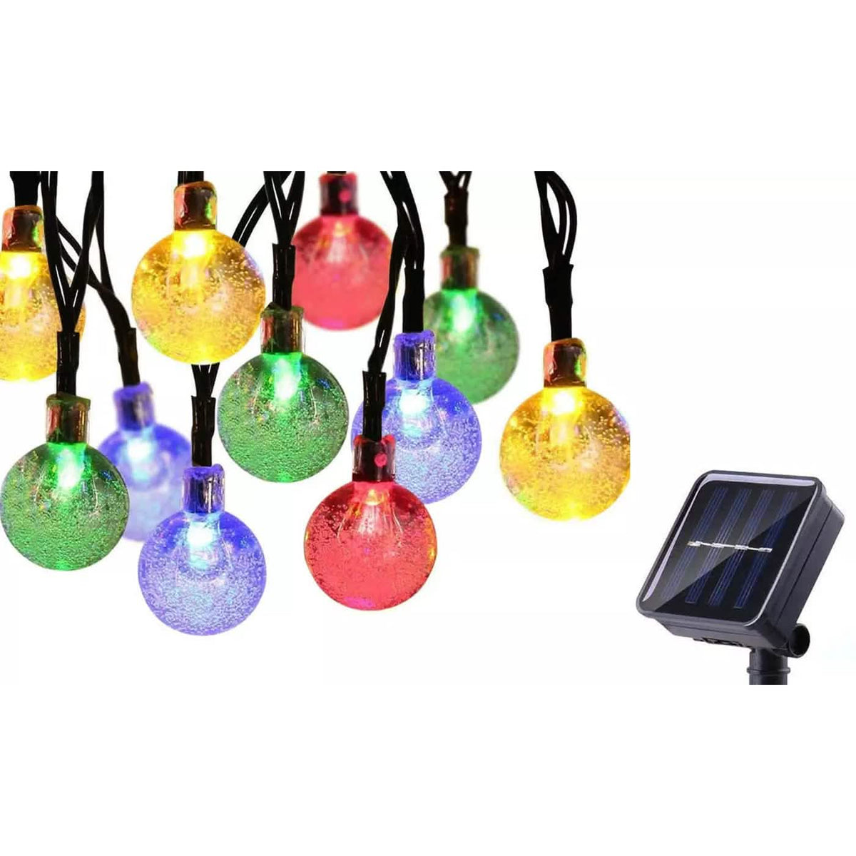 30 LED Solar String Ball Lights Outdoor Waterproof Garden Decor