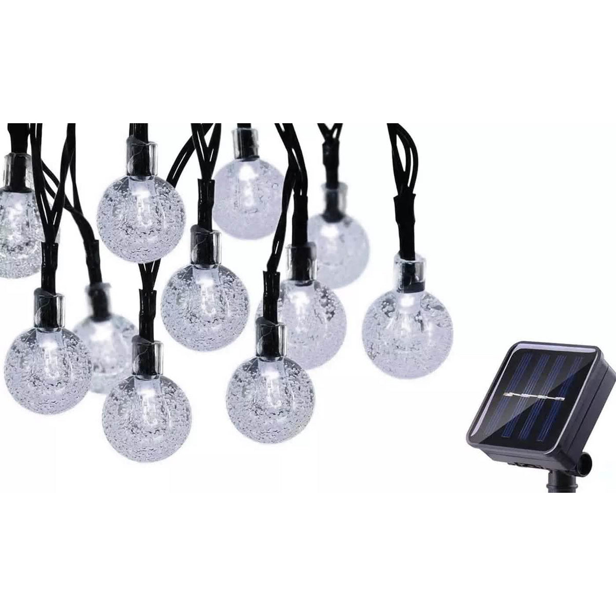 30 LED Solar String Ball Lights Outdoor Waterproof Garden Decor