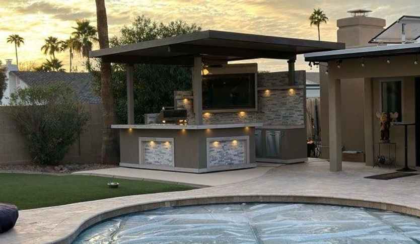 KoKoMo Bermuda Kitchen BBQ Island