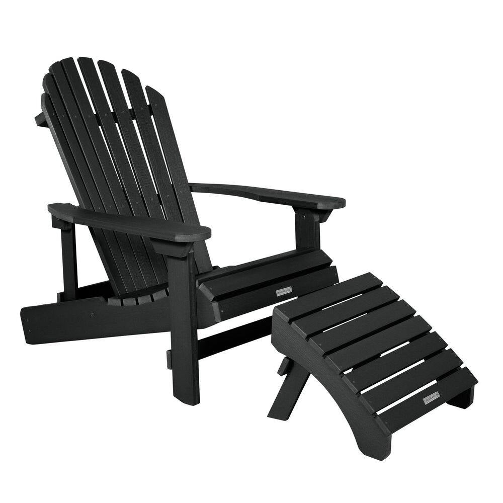 Transform Your Patio with the King Hamilton Black 2-Piece Eco-Friendly Outdoor Seating Set