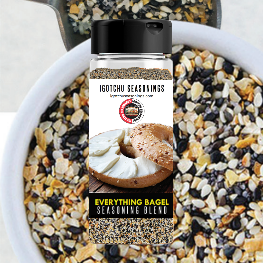 Everything-Style Bagel Seasoning for Eggs, Toast, Salads and Snacks, 4.7 oz
