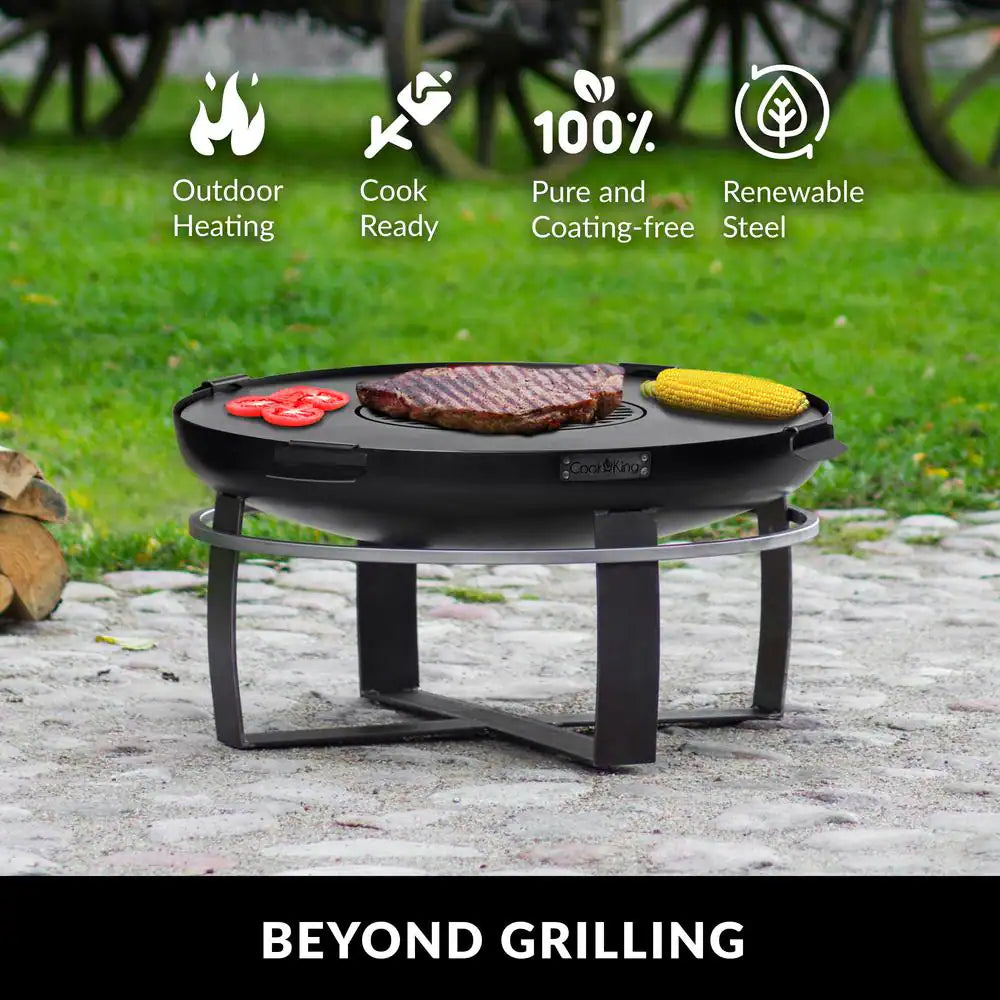 Viking 32 In. Fire Pit with Grill Plate