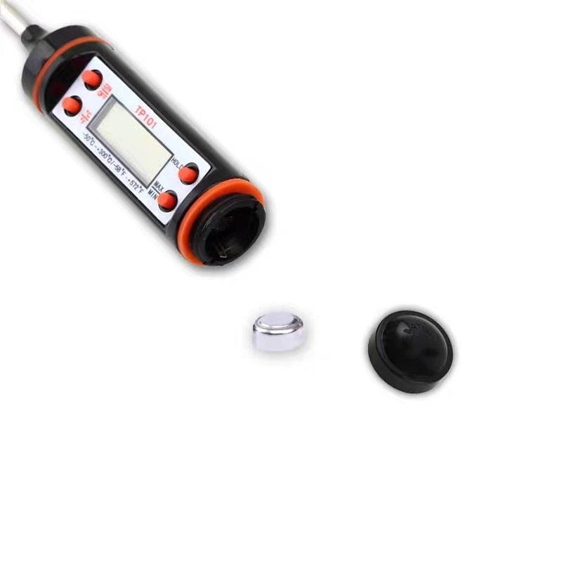 Digital Instant-Read Meat Thermometer with 5.3-Inch Probe and Backlit Display
