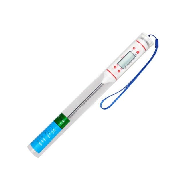 Digital Instant-Read Meat Thermometer with 5.3-Inch Probe and Backlit Display