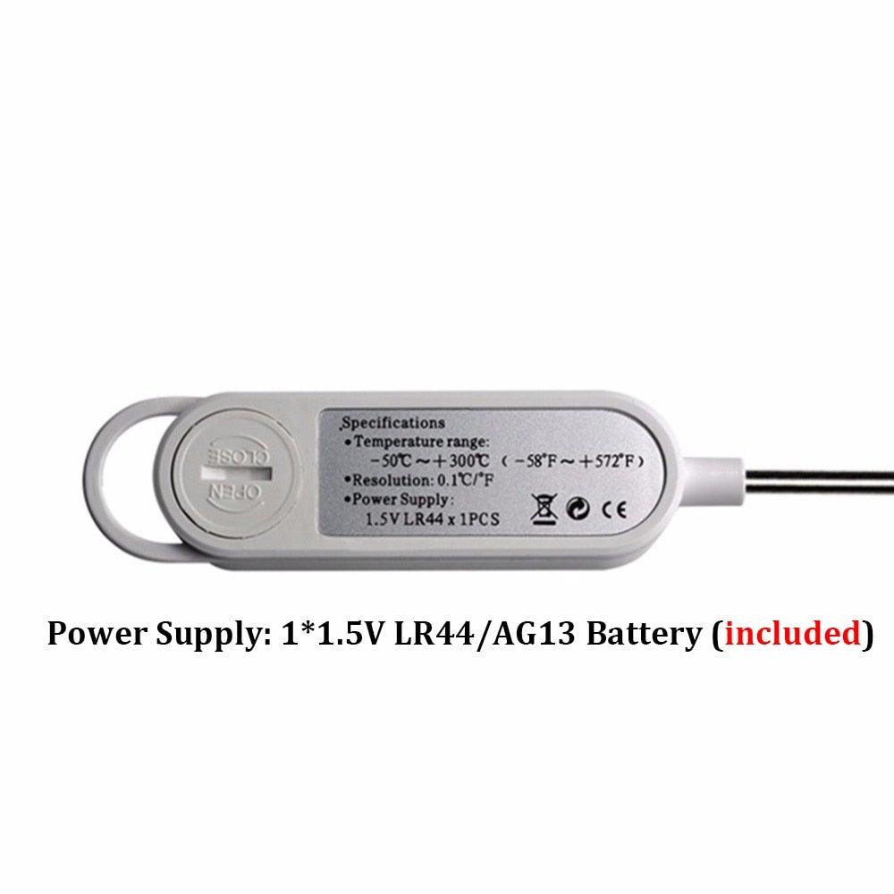 Digital Instant-Read Meat and Candy Thermometer with 5-Inch Probe