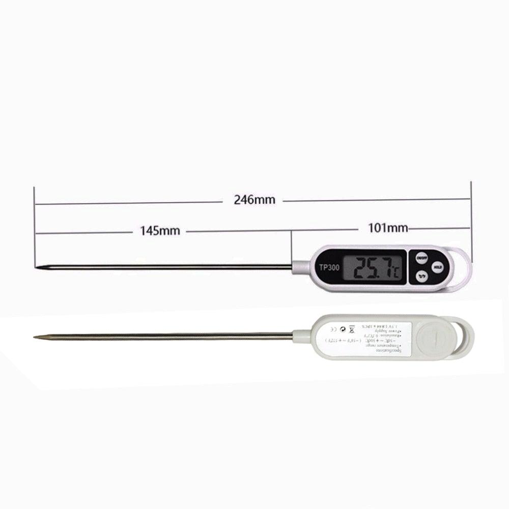 Digital Instant-Read Meat and Candy Thermometer with 5-Inch Probe