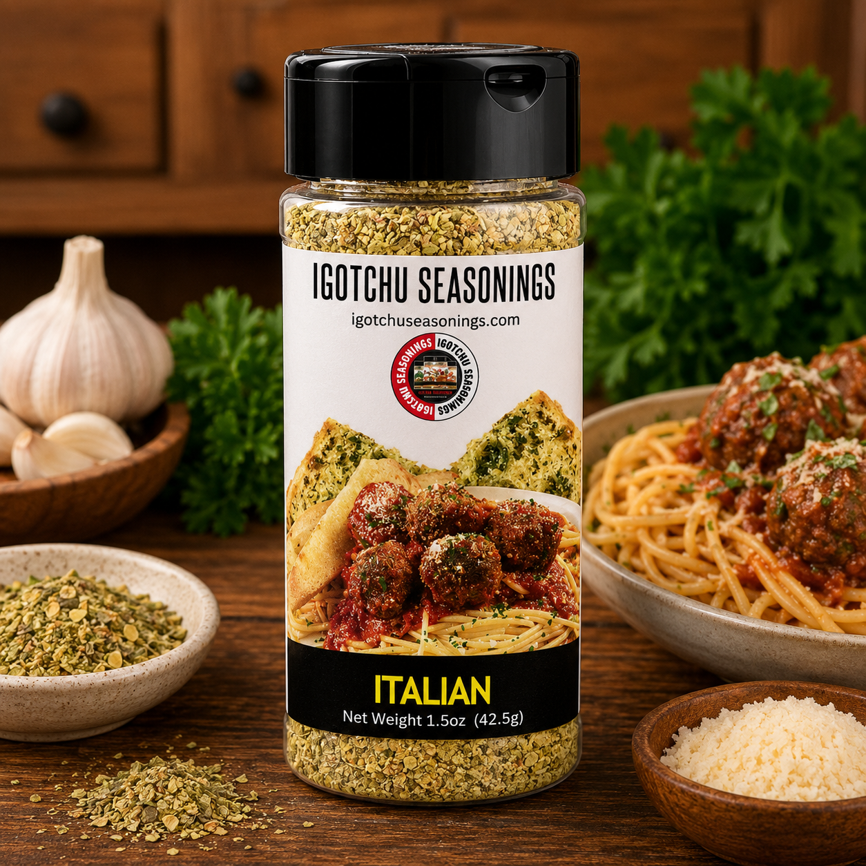 Classic Italian Seasoning Blend for Pasta, Pizza and Vegetables, 1.5 oz