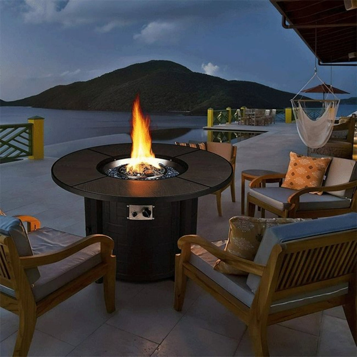 42-Inch Propane Fire Pit Table