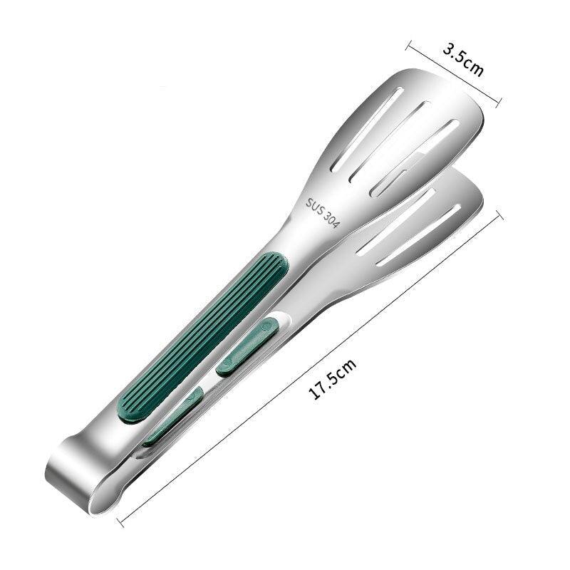 304 Stainless Steel Kitchen Tongs with Non-Slip Silicone Handles
