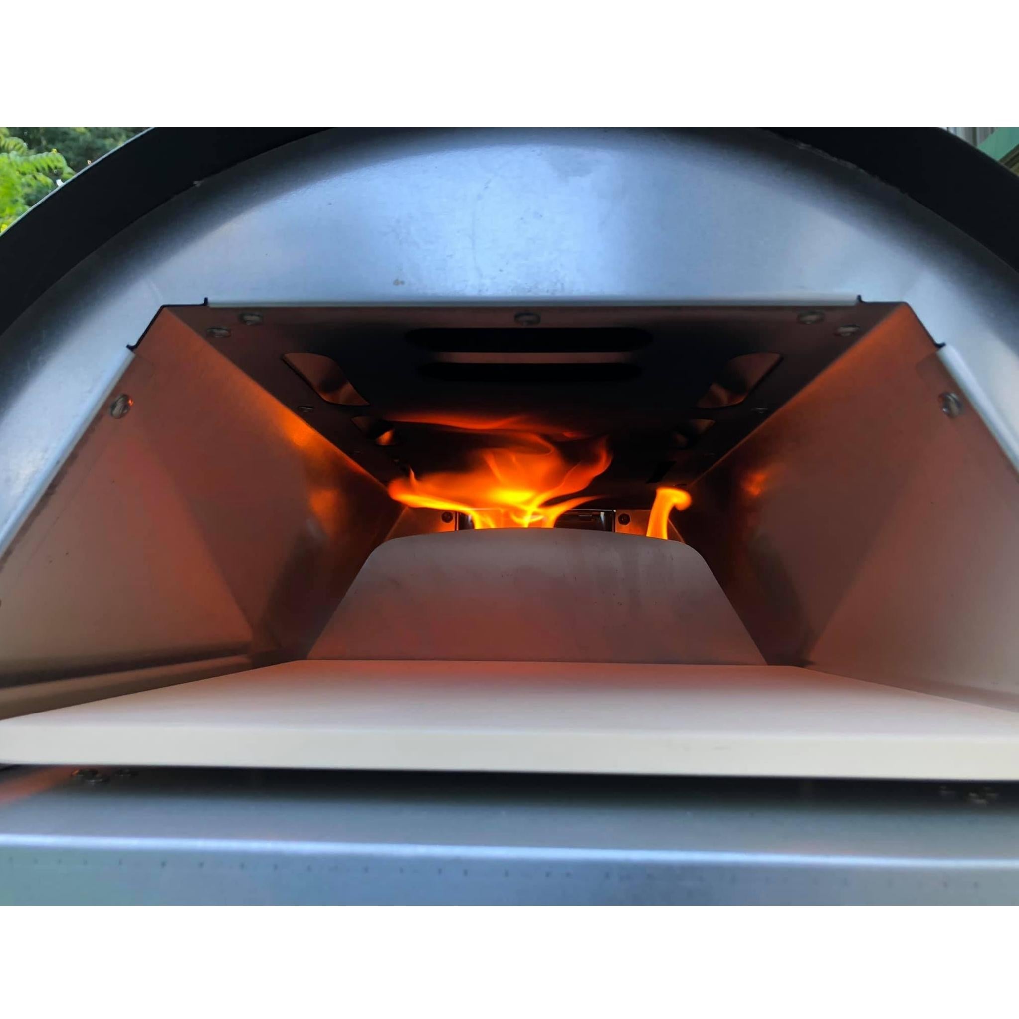 Le Peppe Portable Wood-Fired Pizza Oven with Cordierite Stone