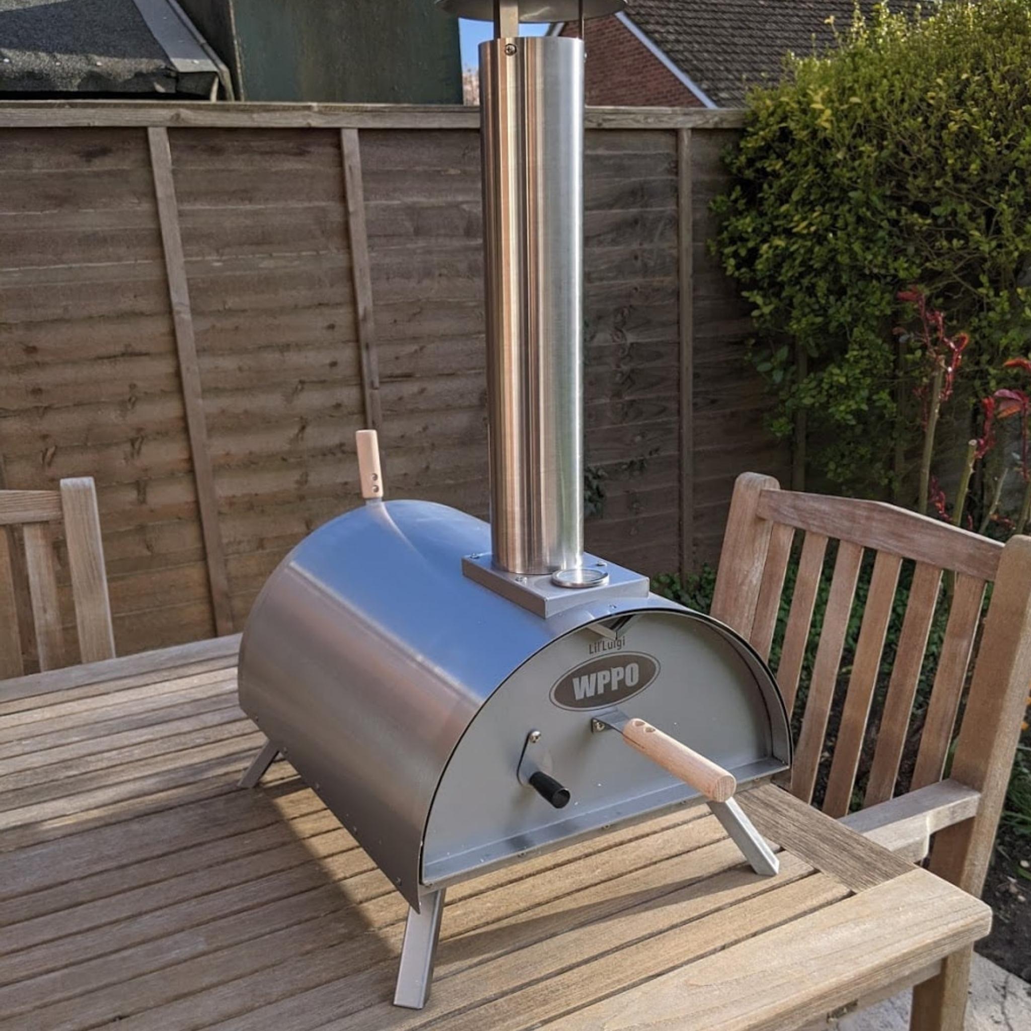 Lil Luigi Portable Wood-Fired Pizza Oven with Easy-Load Firebox