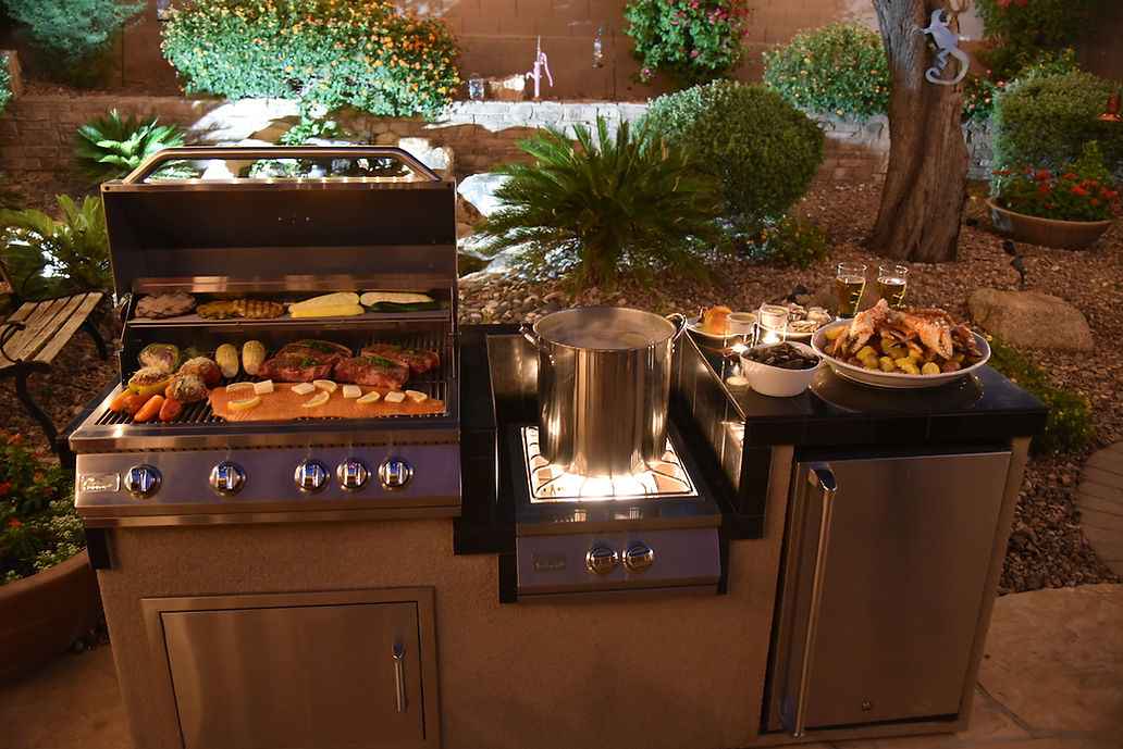 KoKoMo 7'6" BBQ Island