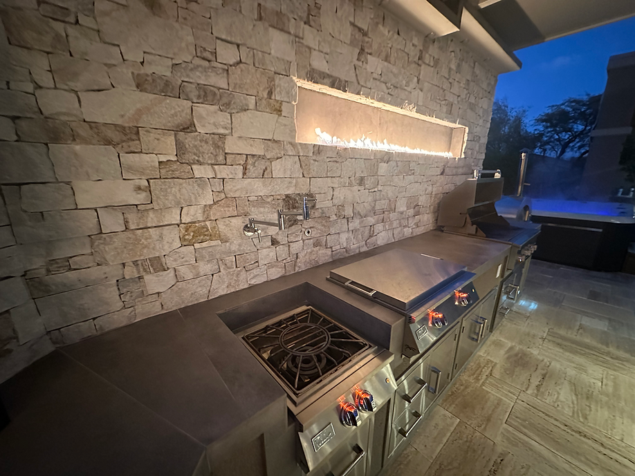 KoKoMo Luxury Outdoor Kitchen BBQ Island