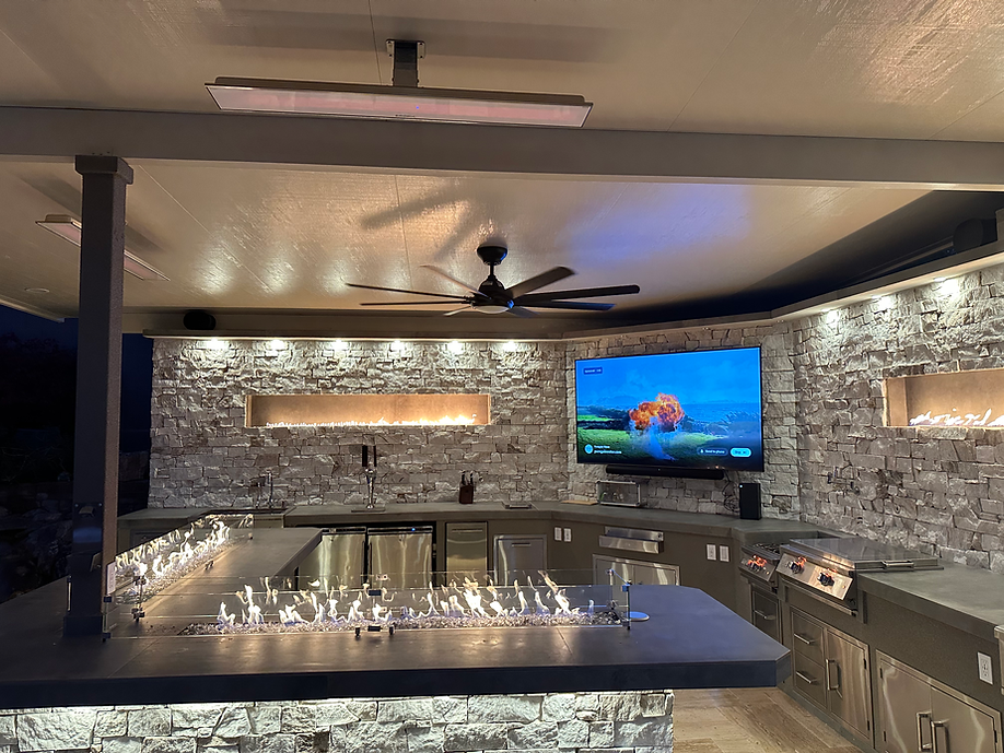 KoKoMo Luxury Outdoor Kitchen BBQ Island