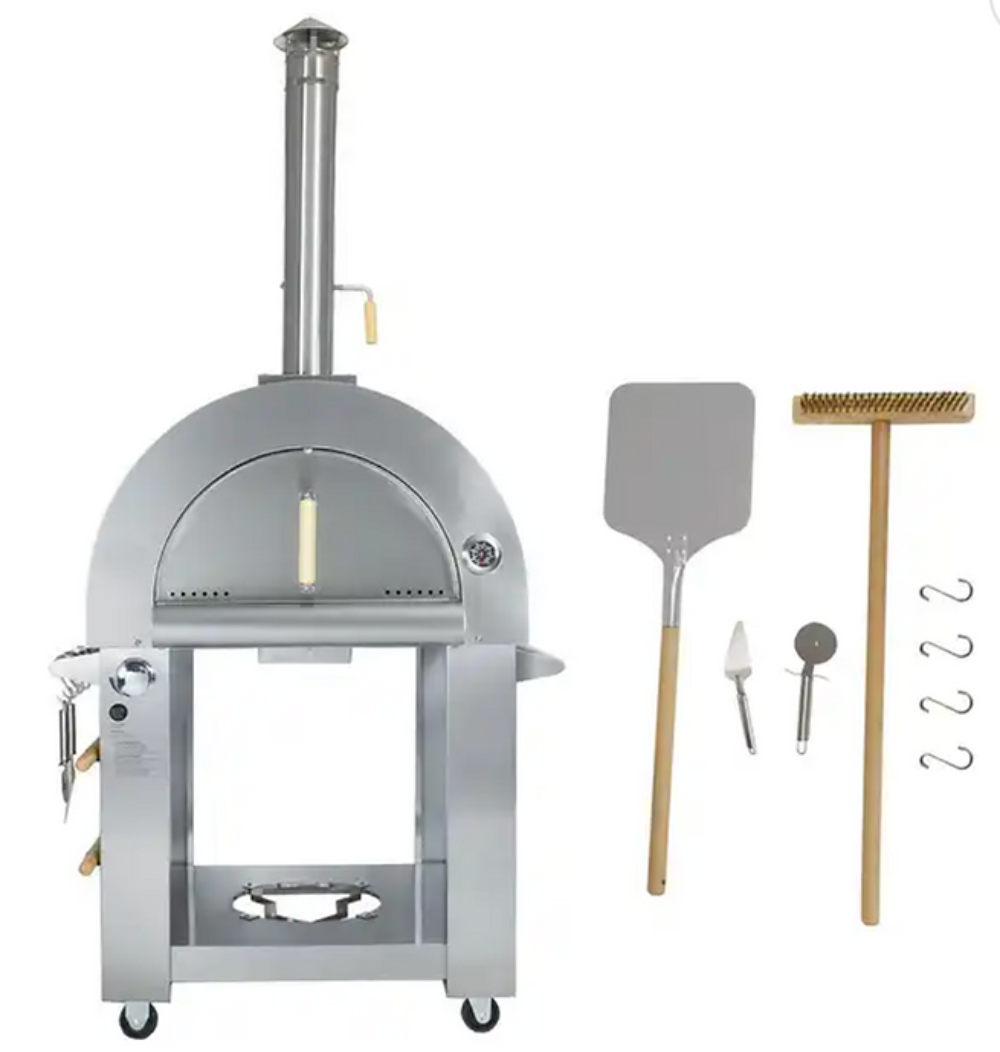 KoKoMo 32" Dual-Fuel Gas & Wood-Fired Pizza Oven