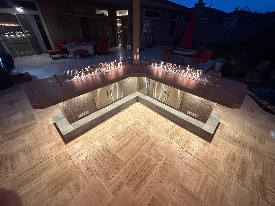 KoKoMo Luxury Outdoor Kitchen BBQ Island