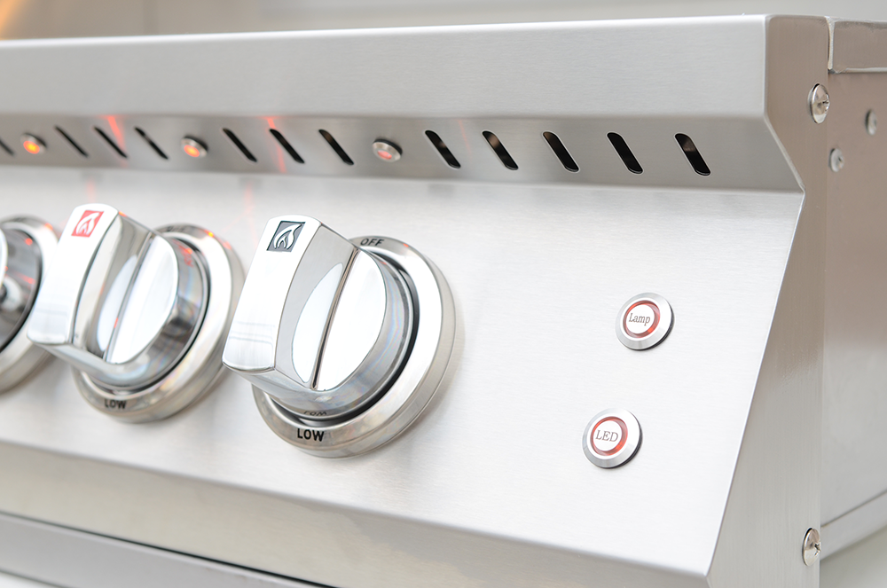 KoKoMo 40" Built-In Gas Grill | 5-Burner Outdoor Kitchen Grill
