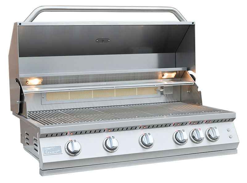 KoKoMo 40" Built-In Gas Grill | 5-Burner Outdoor Kitchen Grill