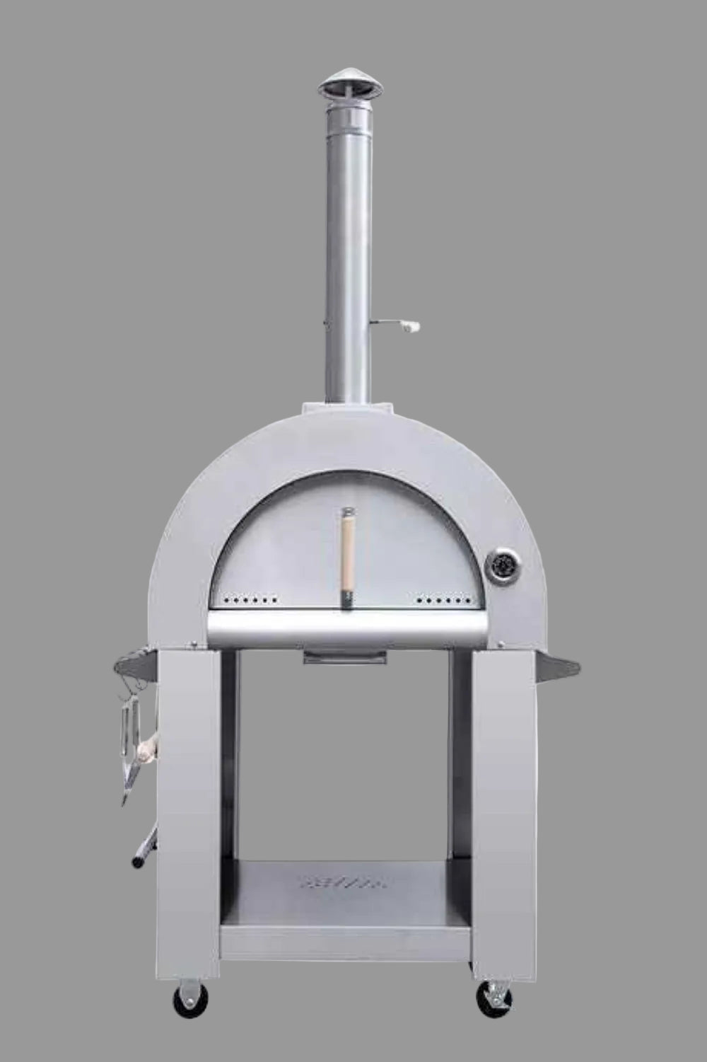 Kokomo Wood Fired Pizza Oven – 32” Stainless Steel, Freestanding or Built-In Options