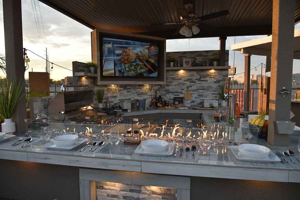 KoKoMo Bermuda Kitchen BBQ Island