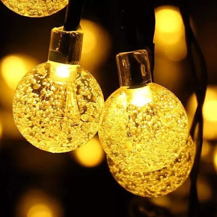 30 LED Solar Globe String Lights – Waterproof Outdoor Garden Lights