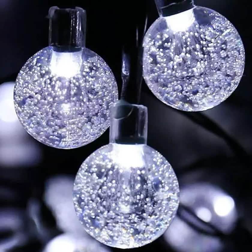 30 LED Solar Globe String Lights – Waterproof Outdoor Garden Lights