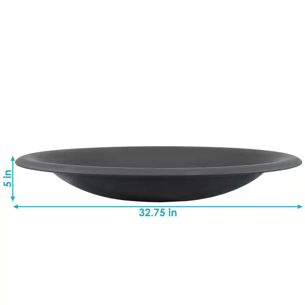 33 In. X 5 In. round Classic Steel Replacement Wood-Burning Fire Pit Bowl