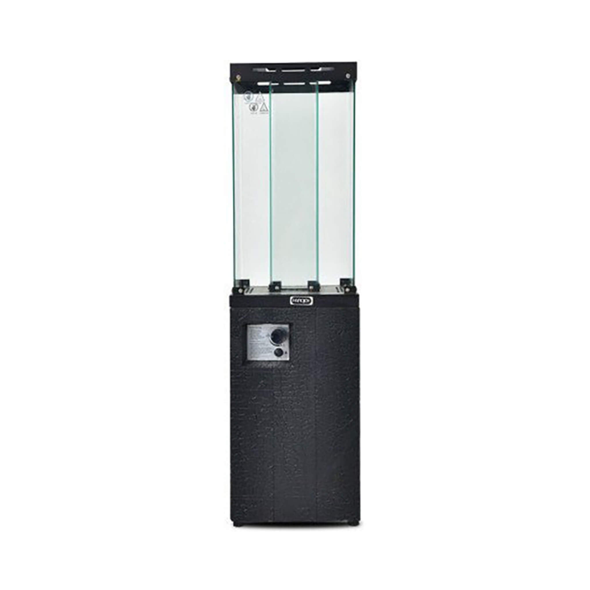 41,000 BTU Propane Patio Heater with Tempered Glass and Cover