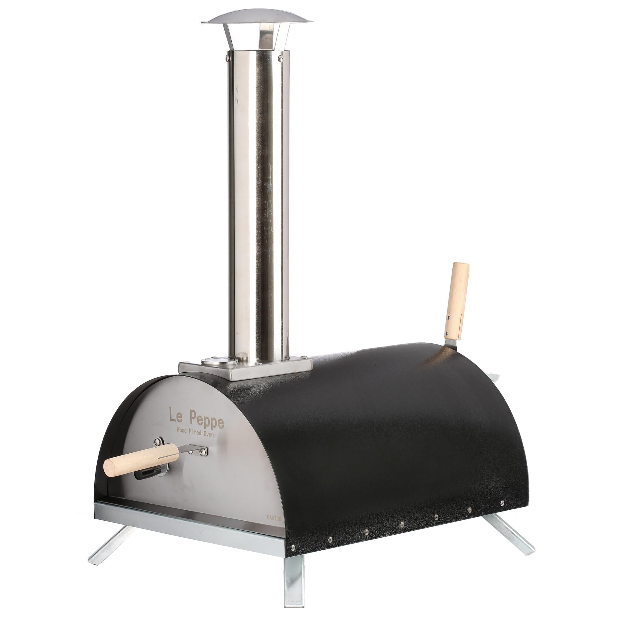 Le Peppe Portable Wood-Fired Pizza Oven with Cordierite Stone