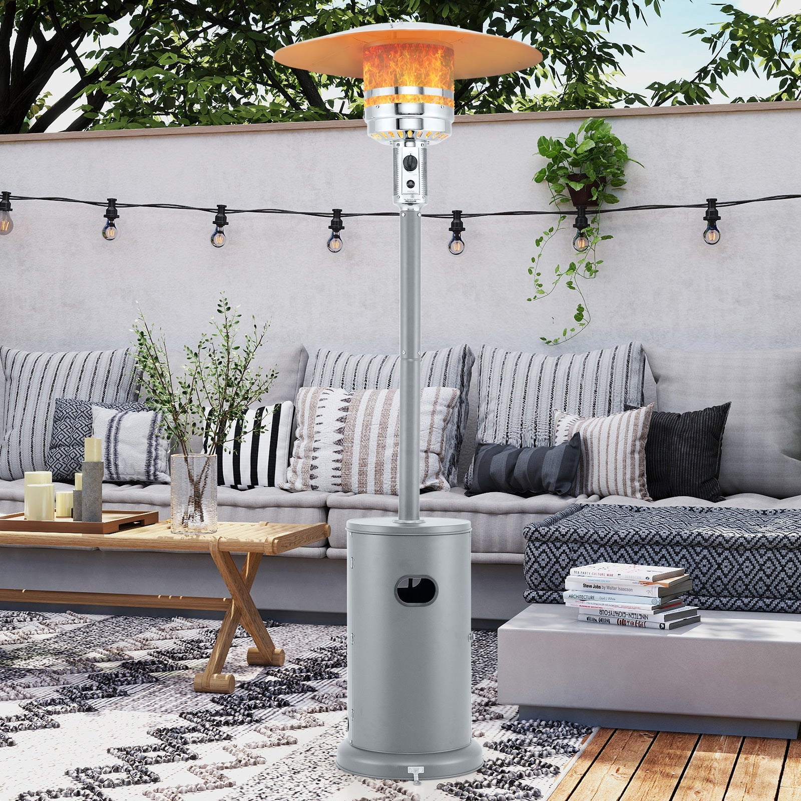 50,000 BTU Patio Heater with Table