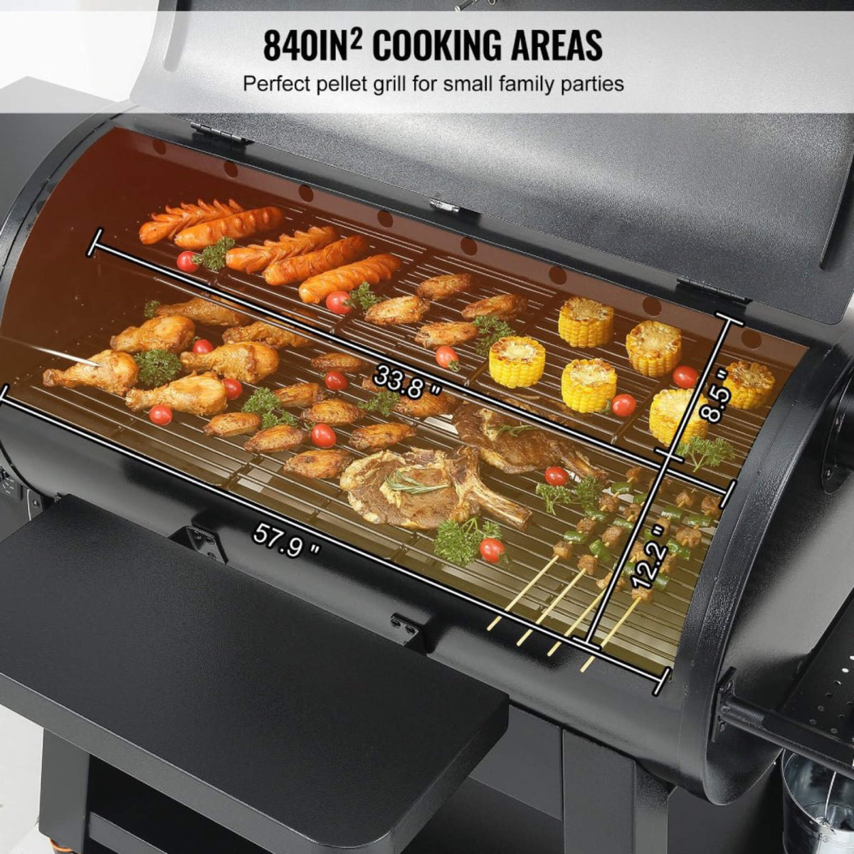 62-Inch BBQ Grill with Cart