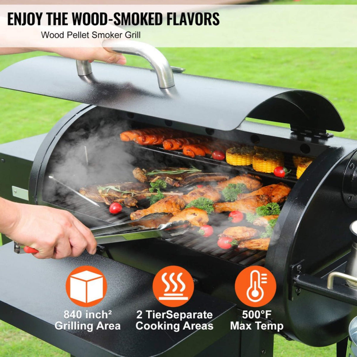 62-Inch BBQ Grill with Cart