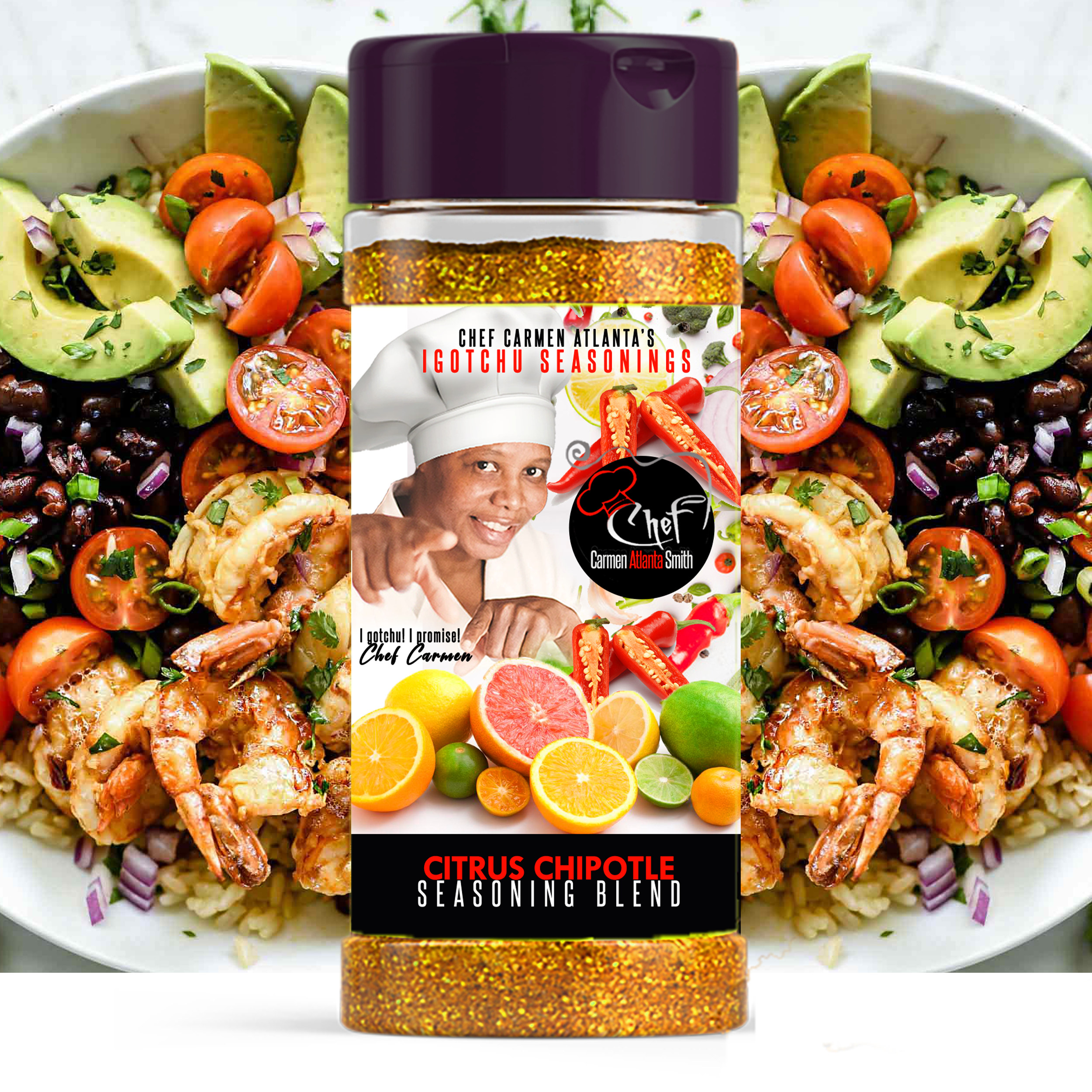 Citrus Chipotle Seasoning for Chicken, Seafood, Tacos and Grilling
