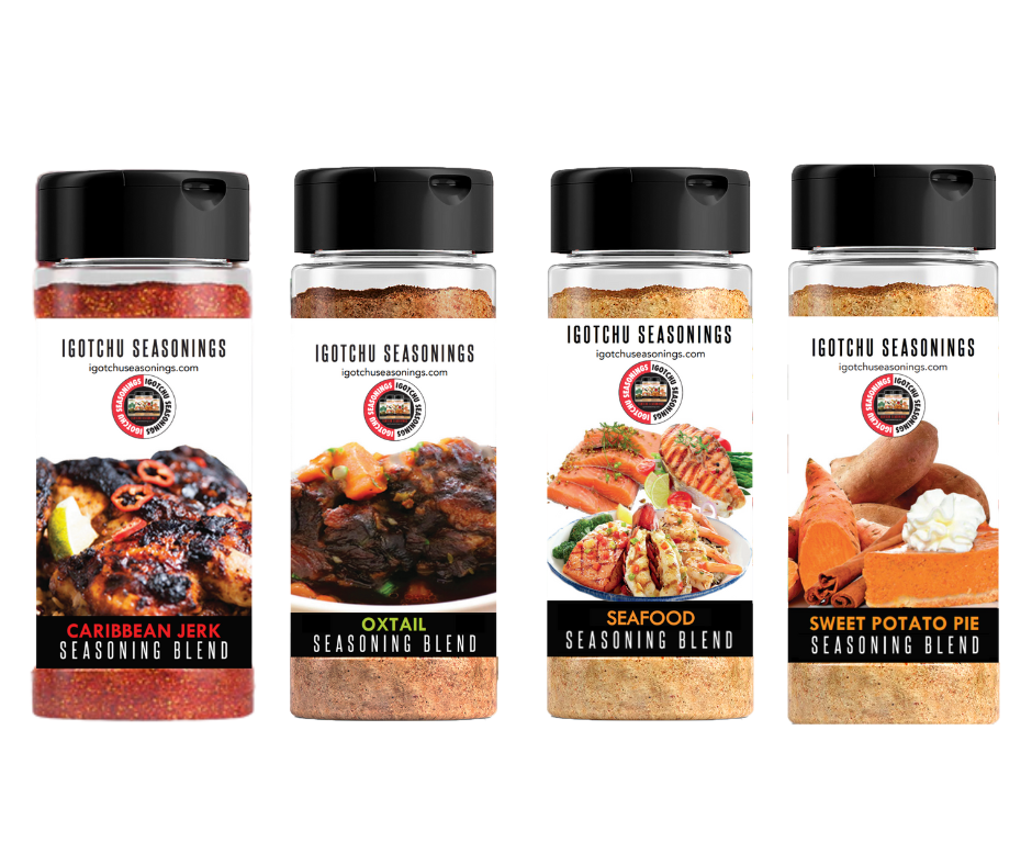 Jamaica Mon Jamaican Seasoning Bundle for Jerk, Curry and Caribbean Recipes