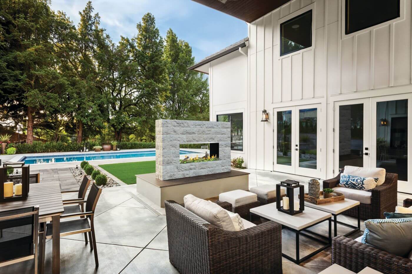 Patio Elegance Galaxy 50 Outdoor Gas Fireplace for Patios & Backyards