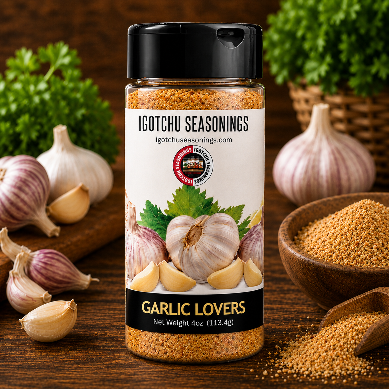 Garlic Garlic Garlic Triple-Garlic Seasoning Blend, 4 oz