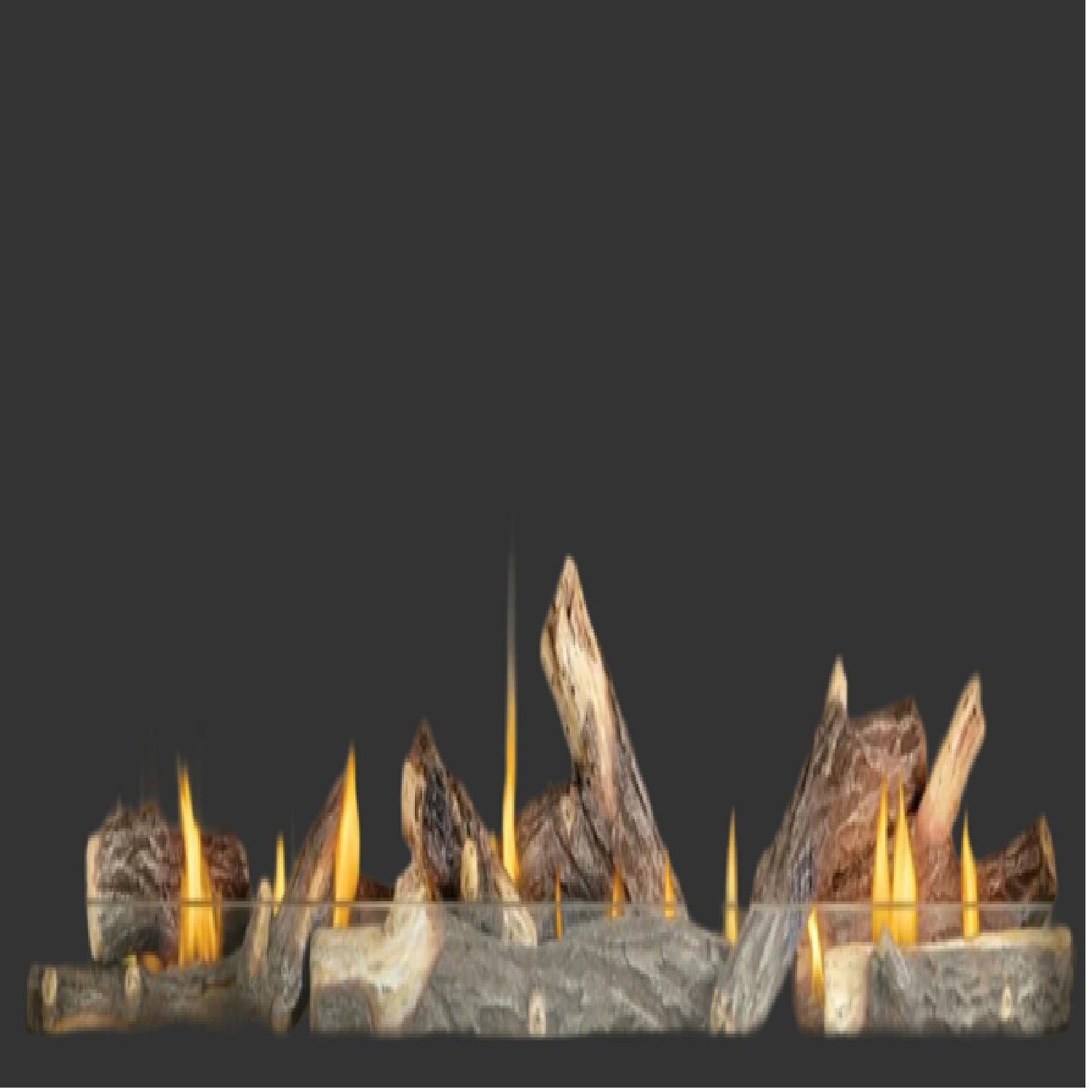 Patio Elegance Galaxy Outdoor Gas Fireplace - GSS74 for Ultimate Outdoor Comfort