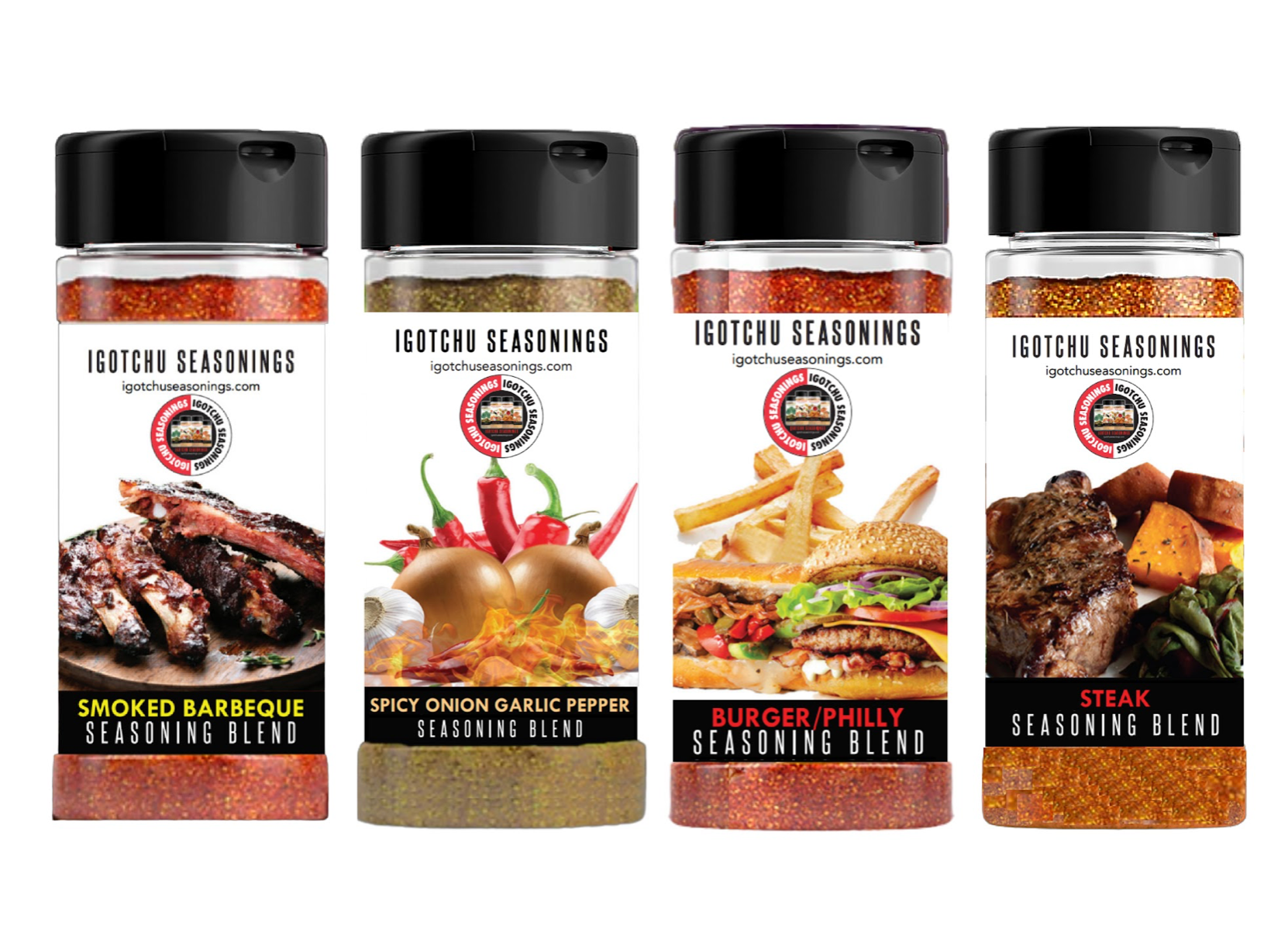 Grill Master BBQ Seasoning Bundle for Steaks, Burgers, Ribs and Chicken