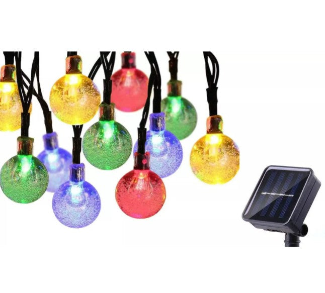 52.5FT Smart RGB LED Outdoor String Lights – 15 Bulbs