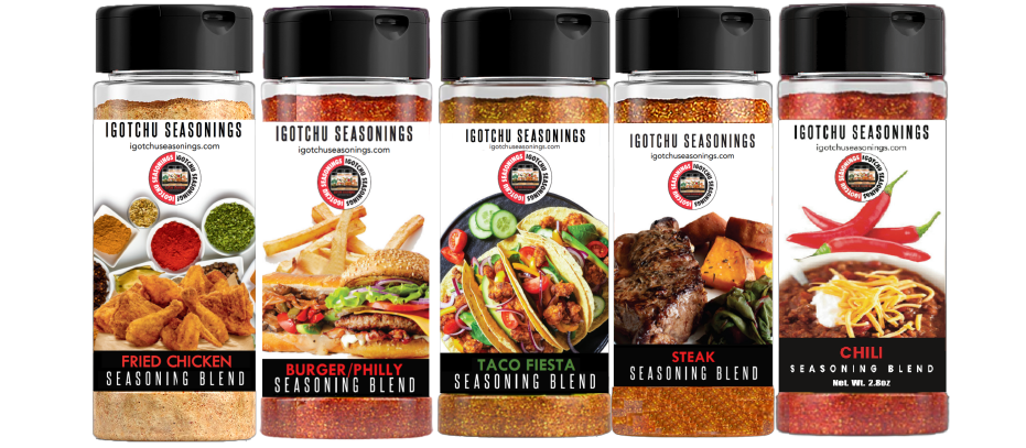 Tailgate Seasoning Bundle for Wings, Burgers, Chili, Tacos and Steak