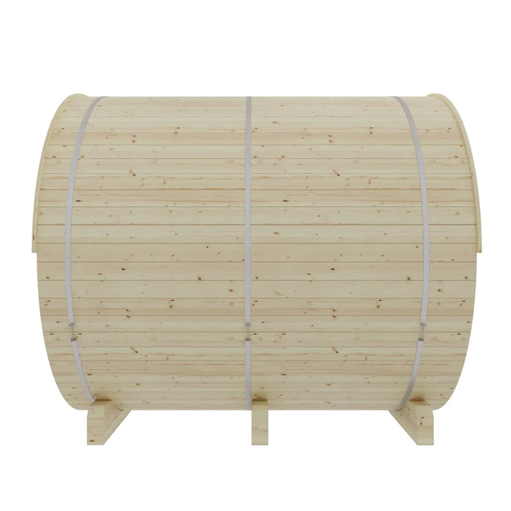 Vassa 6-Person Barrel Sauna with Wi-Fi Heater