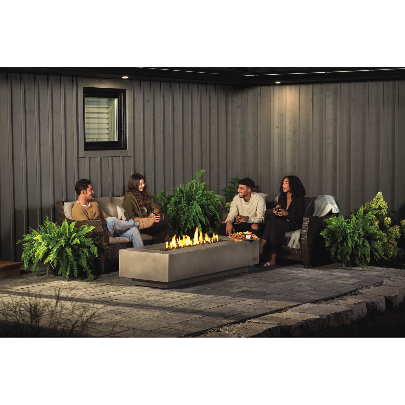Patio Elegance Galaxy 50 Outdoor Gas Fireplace for Patios & Backyards