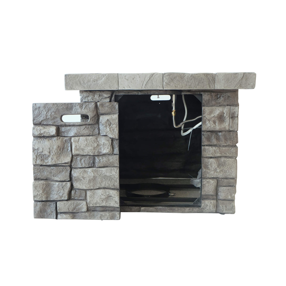 30-Inch Modern Outdoor 40K BTU Steel Frame Propane Fire Table