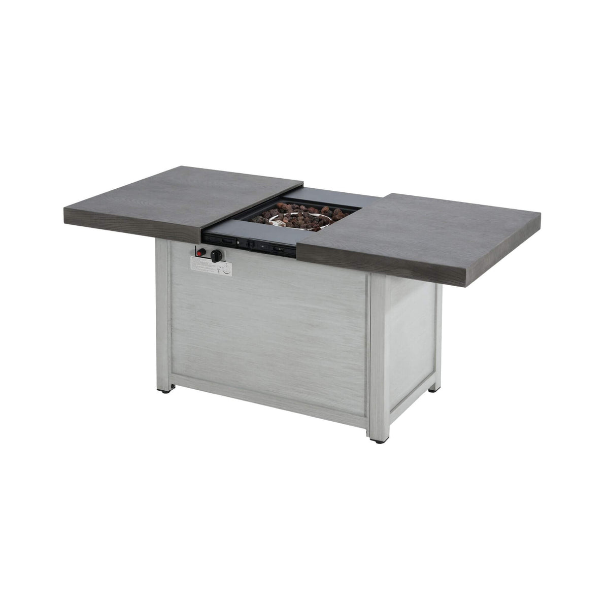 Premium 50K BTU Rectangle Outdoor Aluminum Fire Pit Table