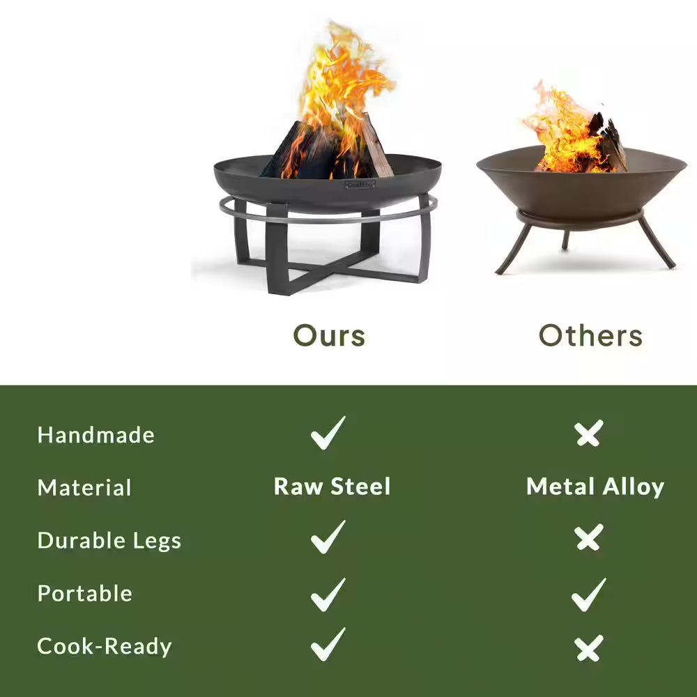 Viking 32 In. Fire Pit with Grill Plate
