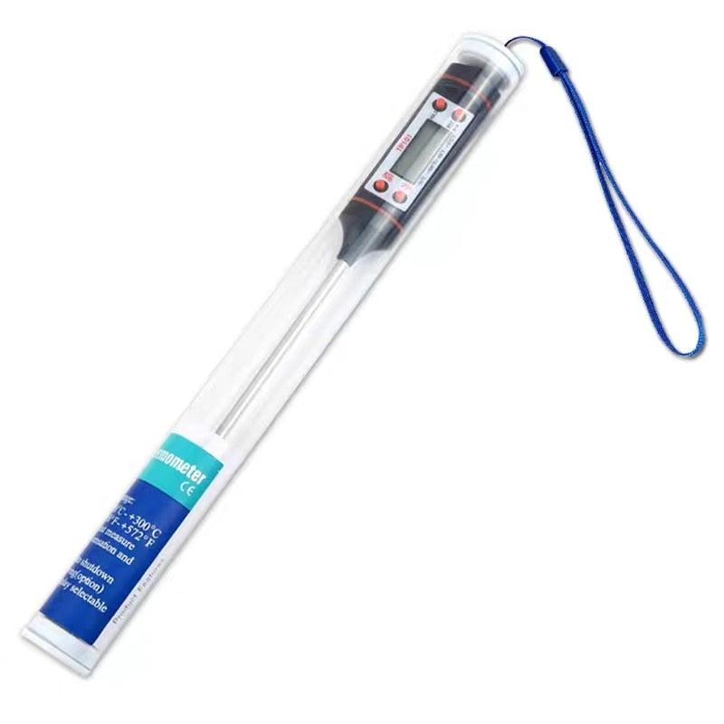 Digital Instant-Read Meat Thermometer with 5.3-Inch Probe and Backlit Display