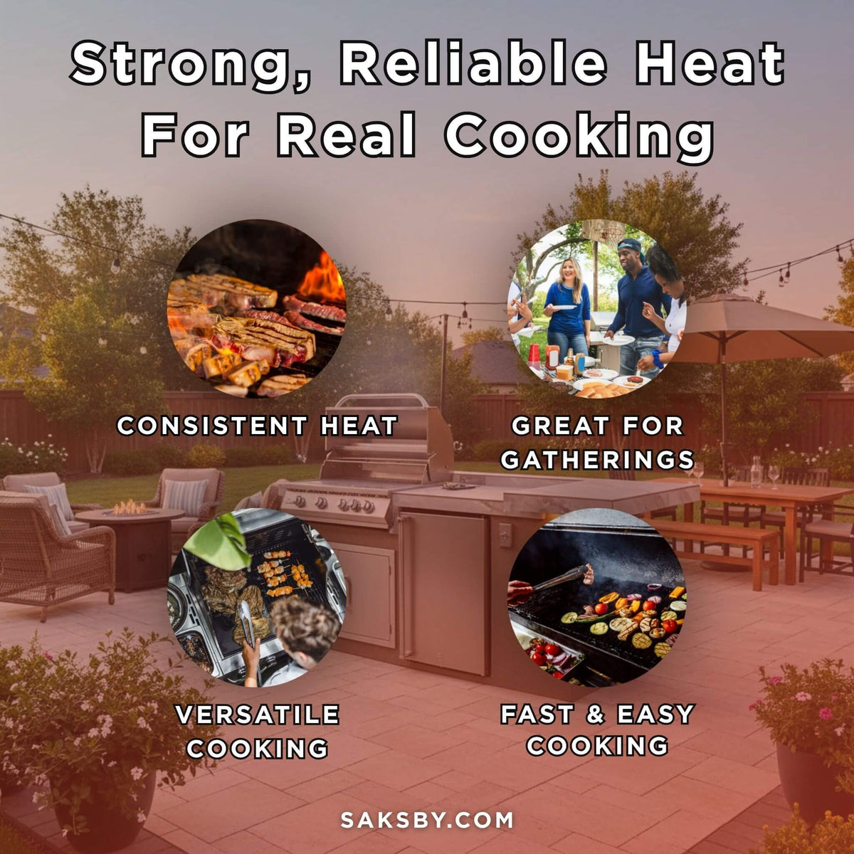 Kokomo St. John 7'6" BBQ Island [Made-To-Order] (SAK91568)